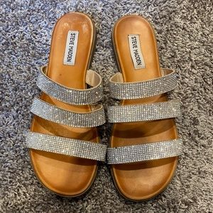 Steve Madden rhinestone sandals